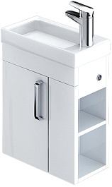 Iddis Тумба под раковину Torr 40 R подвесная белая – фотография-1